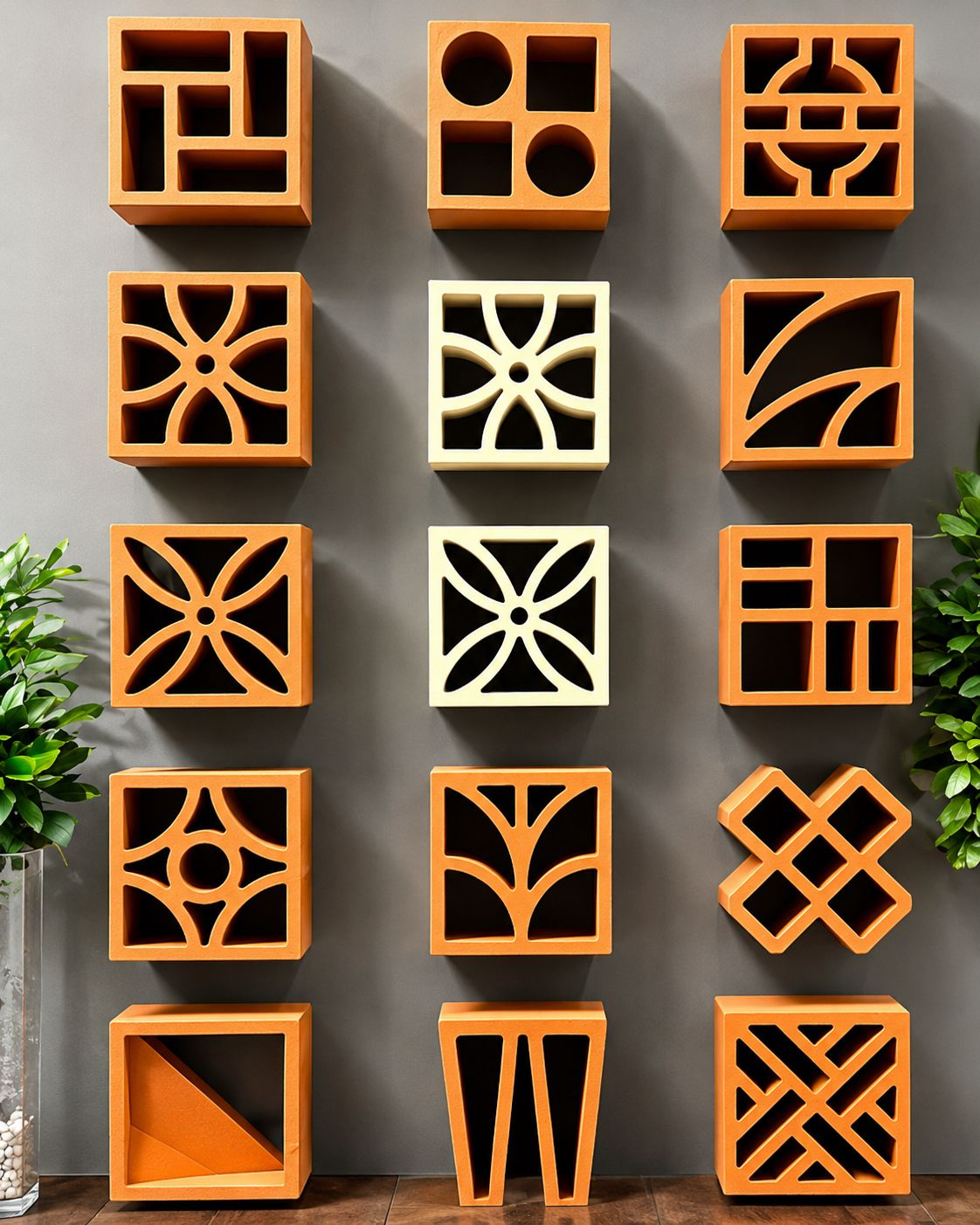 Terracotta Jali